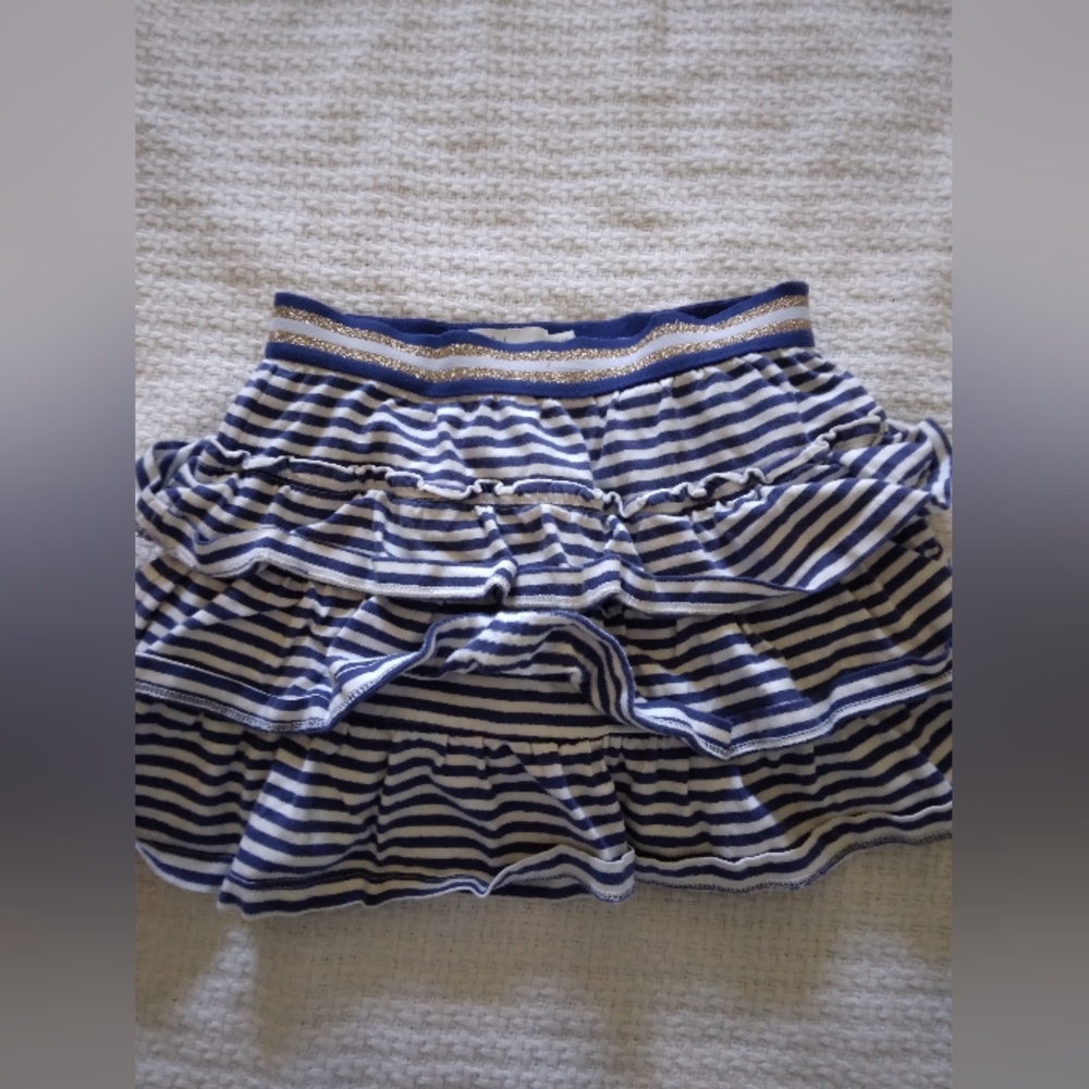 Mini boden striped skkrt size 4 5